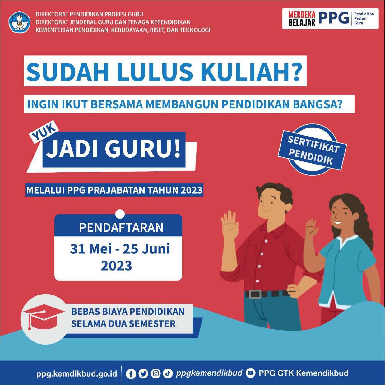 Pendaftaran PPG Prajabatan Alumni UT
