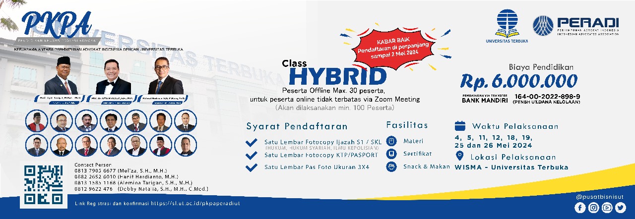 MAU JADI ADVOKAT ANDAL? YUK GABUNG PENDIDIKAN KHUSUS PROFESI ADVOKAT !